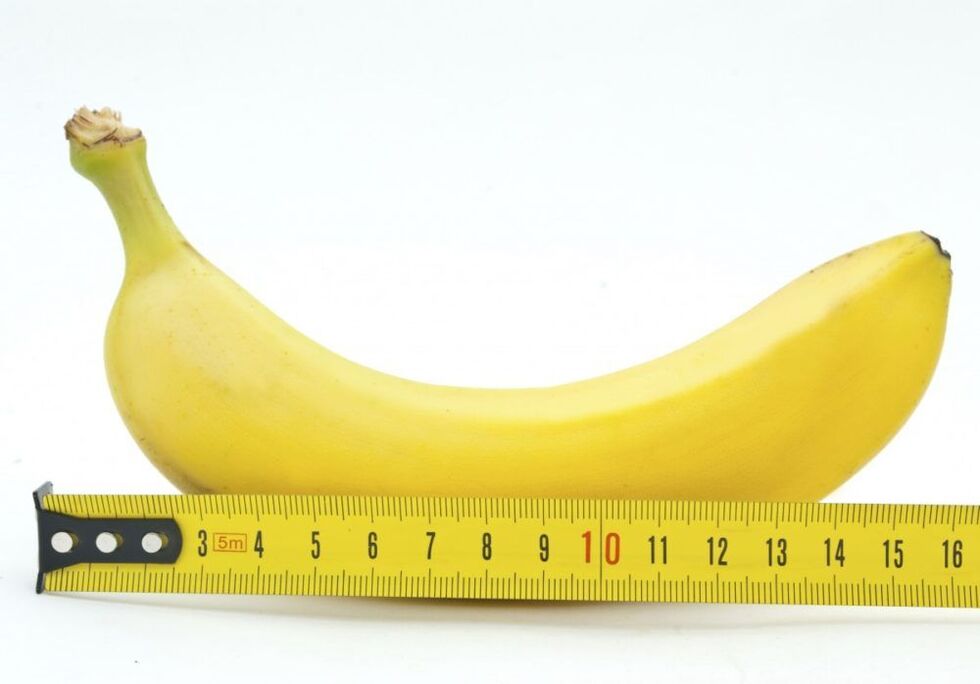 Μετρήστε το μέγεθος του πέους χρησιμοποιώντας το παράδειγμα μιας μπανάνας